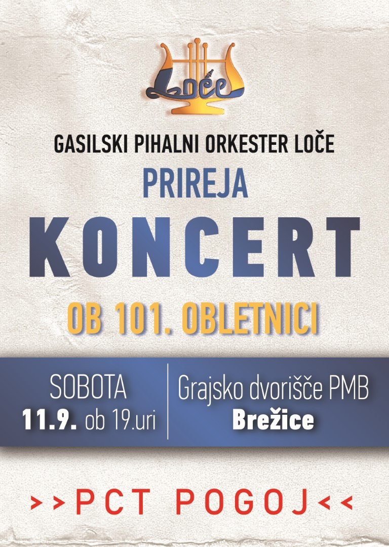 Koncert ob 101. obletnici GPO Loče
