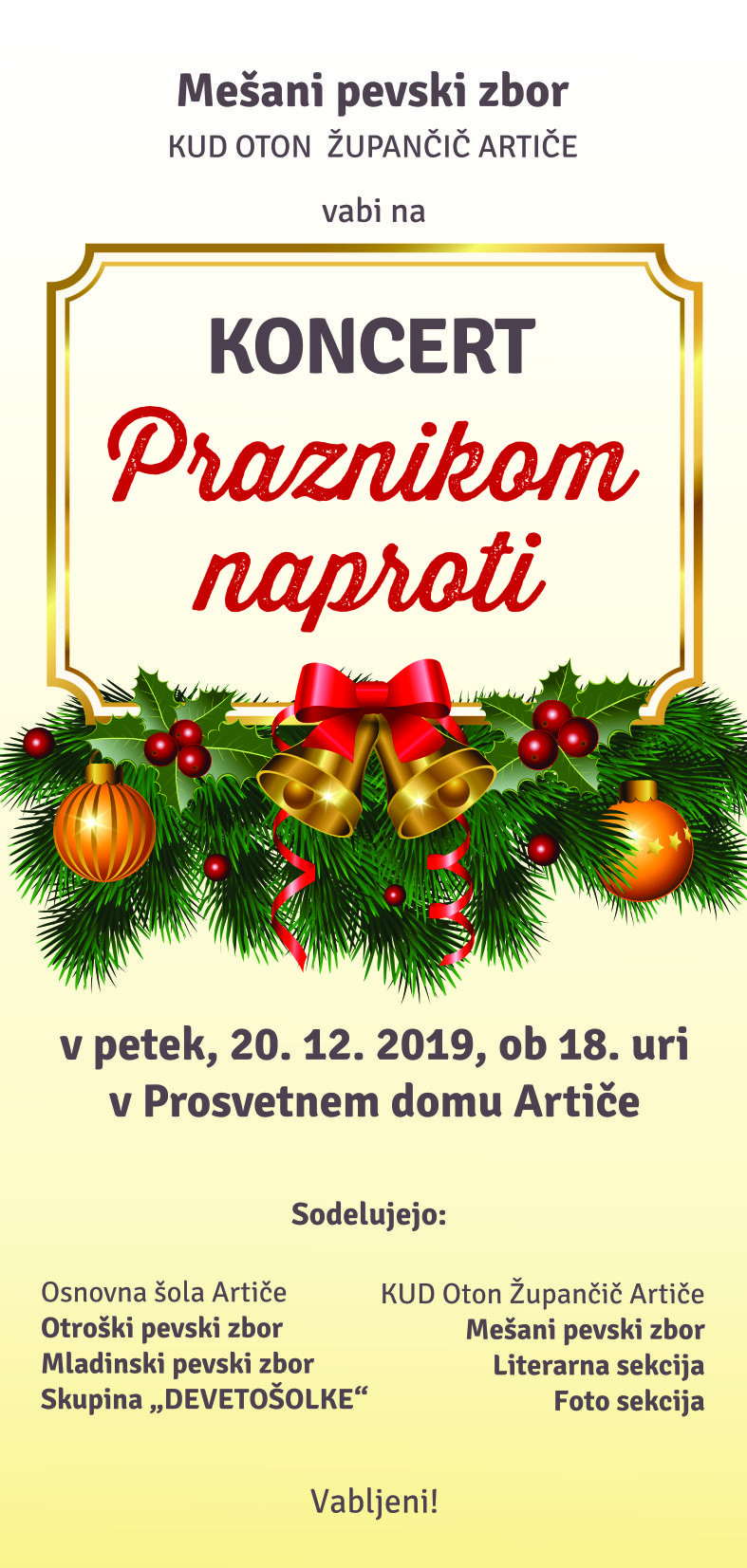 Koncert Praznikom naproti