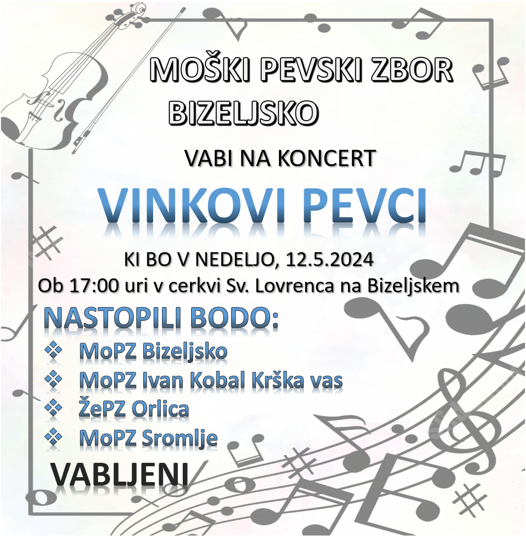 Koncert Vinkovih pevcev