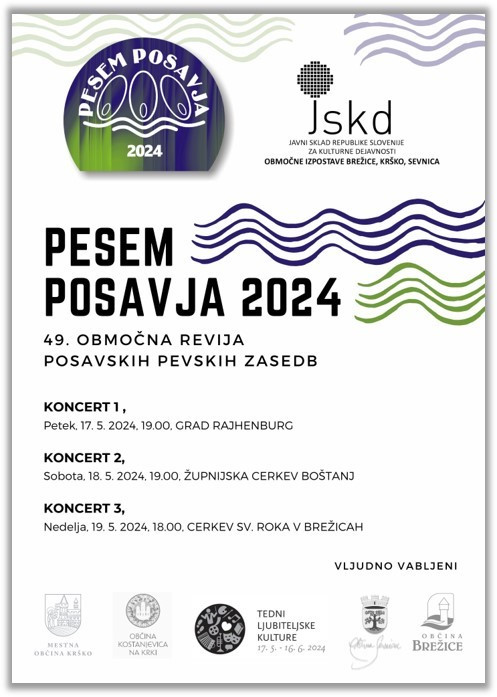Koncerti Pesmi Posavja 2024