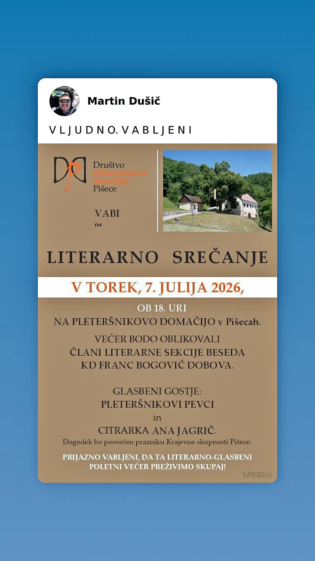 Literarno srečanje v Pišecah