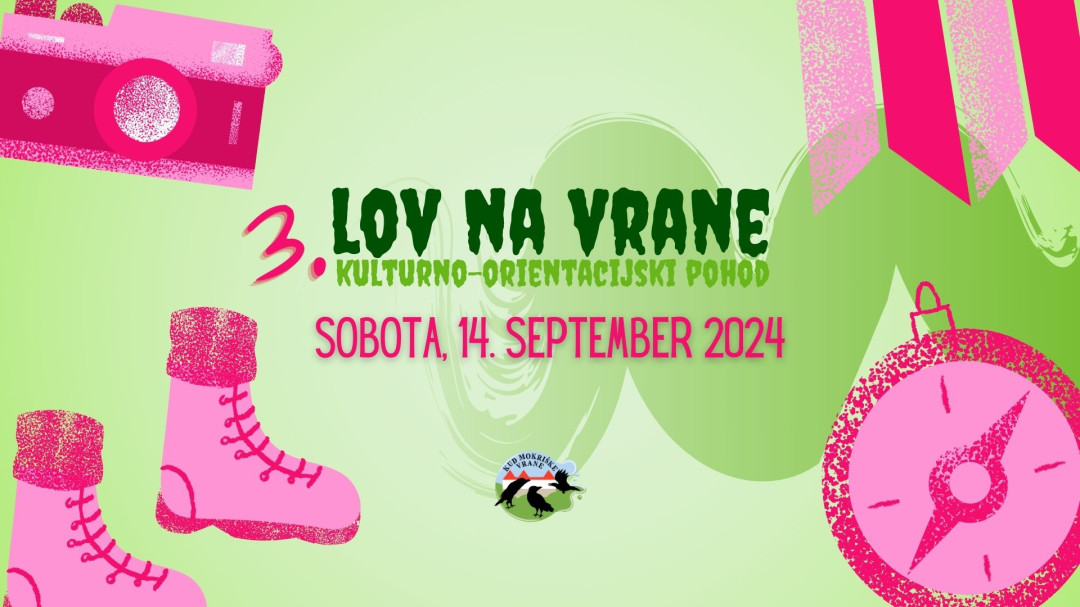 Lov na vrane 2024 - kulturno orientacijski pohod