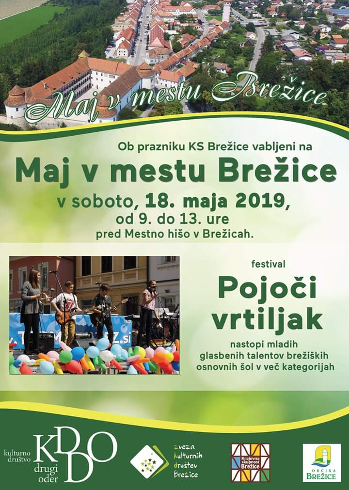 Maj v mestu Brežice - Pojoči vrtiljak