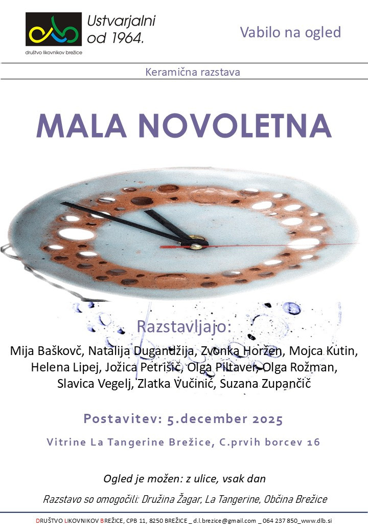 Mala novoletna keramična razstava