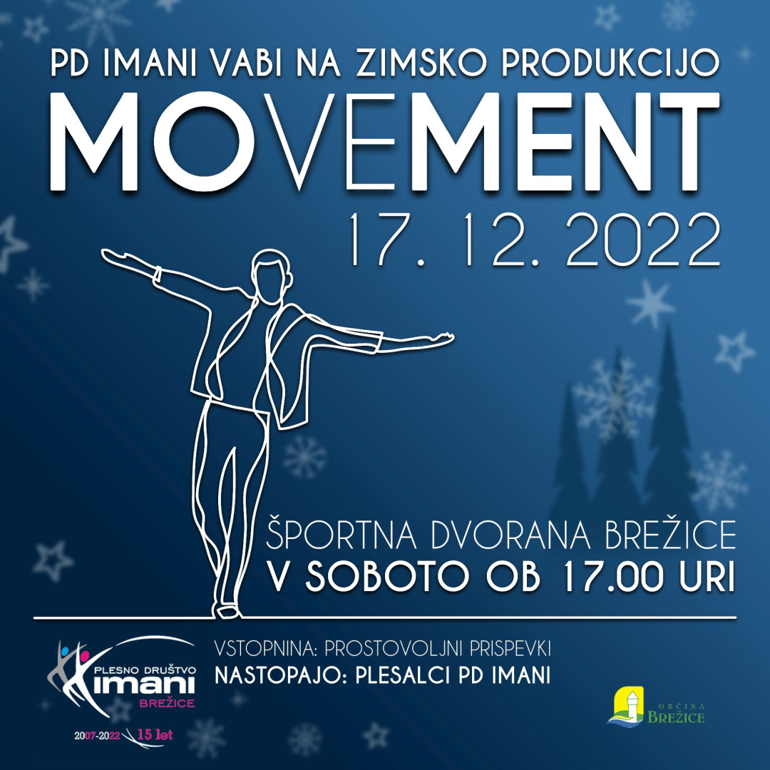 Movement - zimska produkcija Plesnega društva Imani