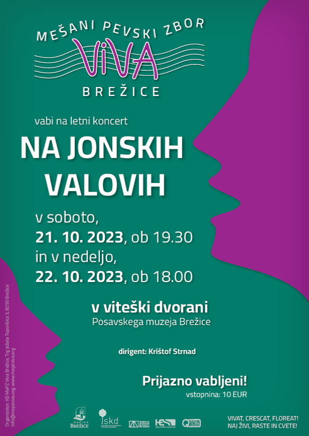 Na jonskih valovih - ponovitev letnega koncerta MePZ Viva Brežice