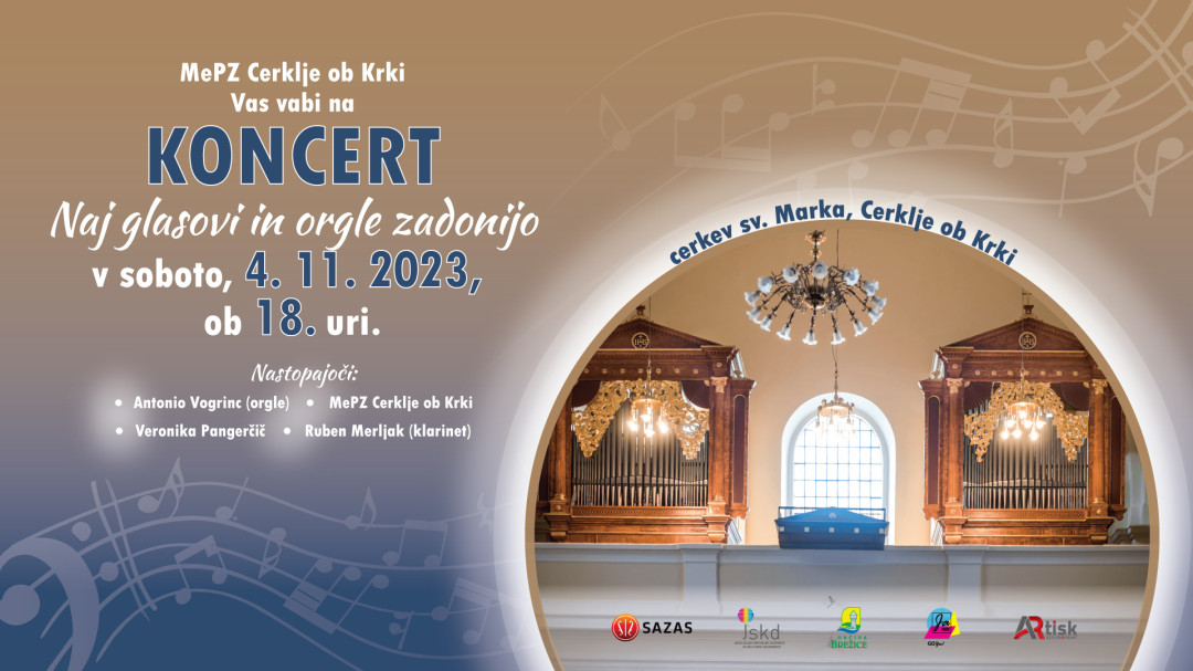 Naj glasovi in orgle zadonijo