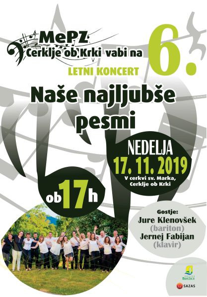 Naše najlepše pesmi - 6. letni koncert MePZ Cerklje ob Krki