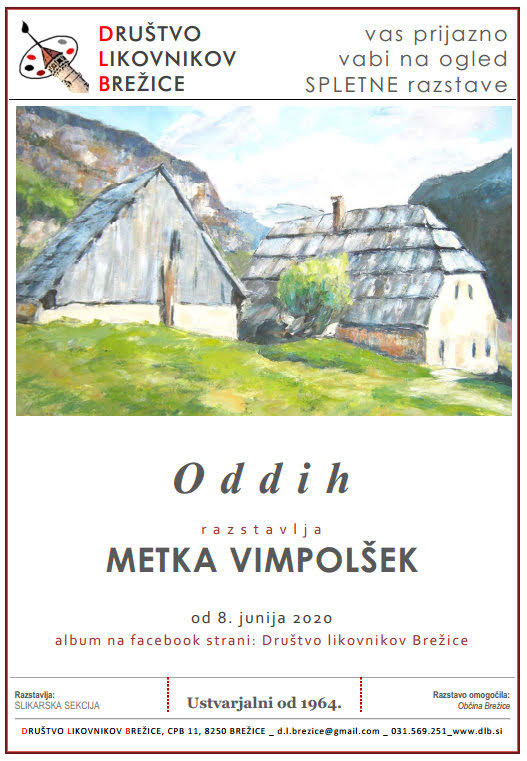 Oddih - Spletna razstava Metke Vimpolšek