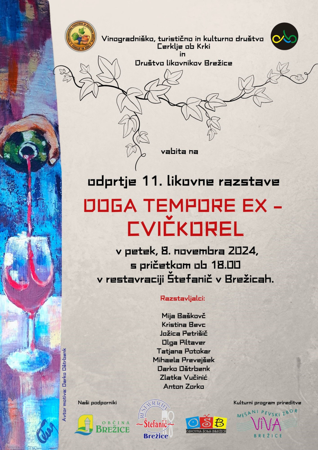 Odprtje 11. razstave Cvičkorel