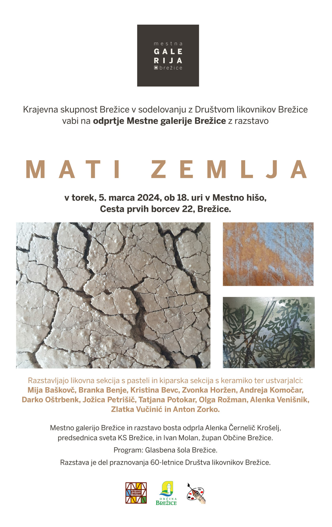 Odprtje Mestne galerije z razstavo Mati zemlja