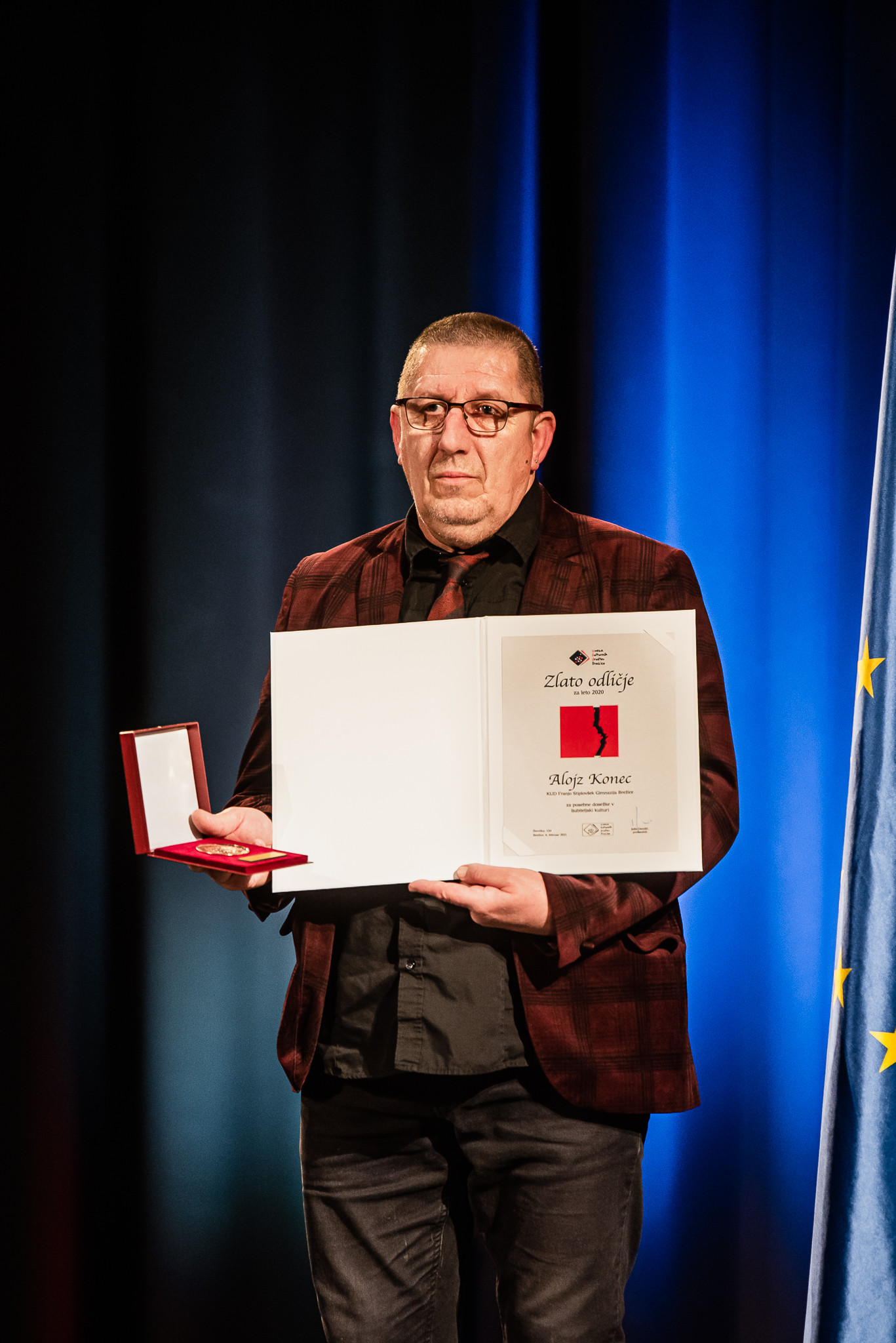 Osrednja občinska slovesnost ob slovenskem kulturnem prazniku v Brežicah - 6. 2. 2021