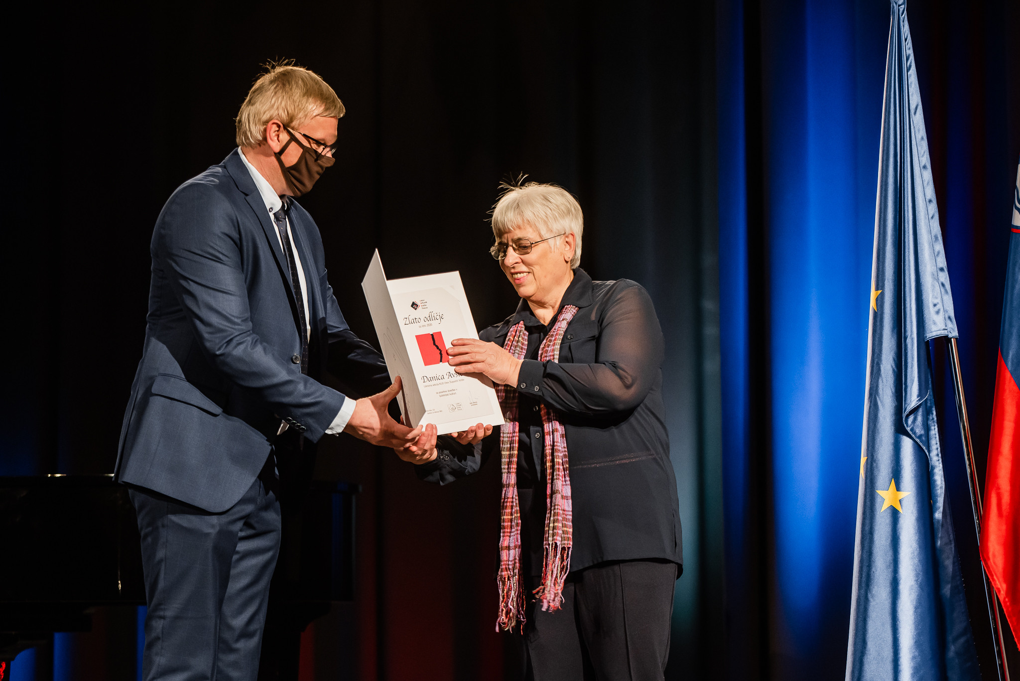 Osrednja občinska slovesnost ob slovenskem kulturnem prazniku v Brežicah - 6. 2. 2021