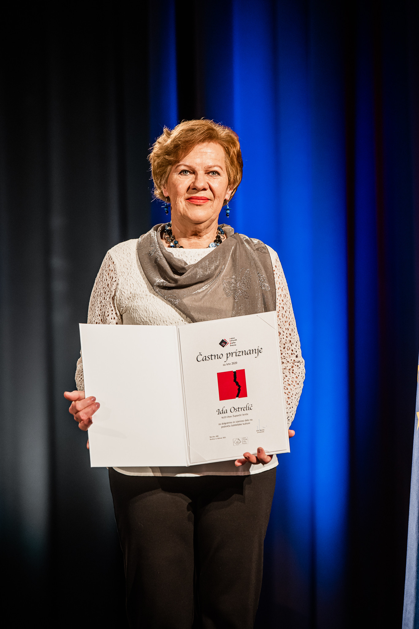 Osrednja občinska slovesnost ob slovenskem kulturnem prazniku v Brežicah - 6. 2. 2021