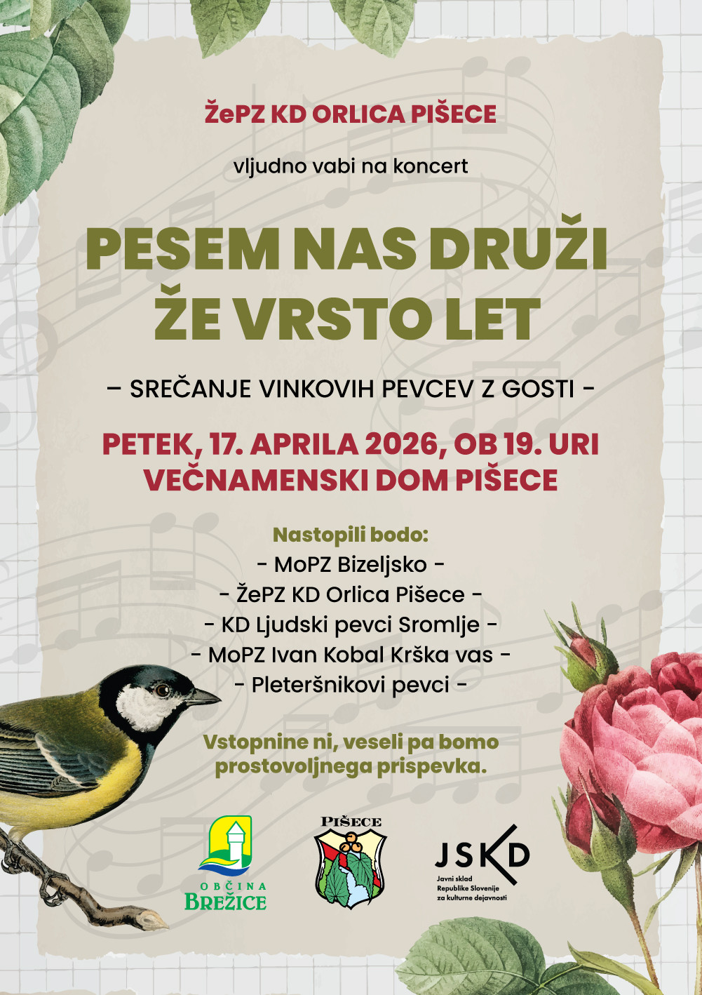 Pesem nas druži že vrsto let - Srečanje Vinkovih pevcev z gosti