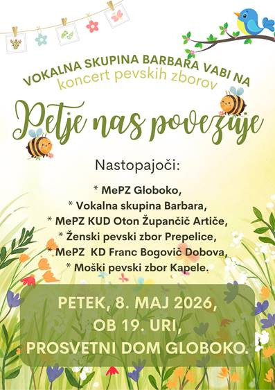 Petje nas povezuje - koncert pevskih zborov