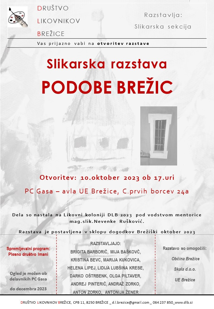 Podobe Brežic - slikarska razstava