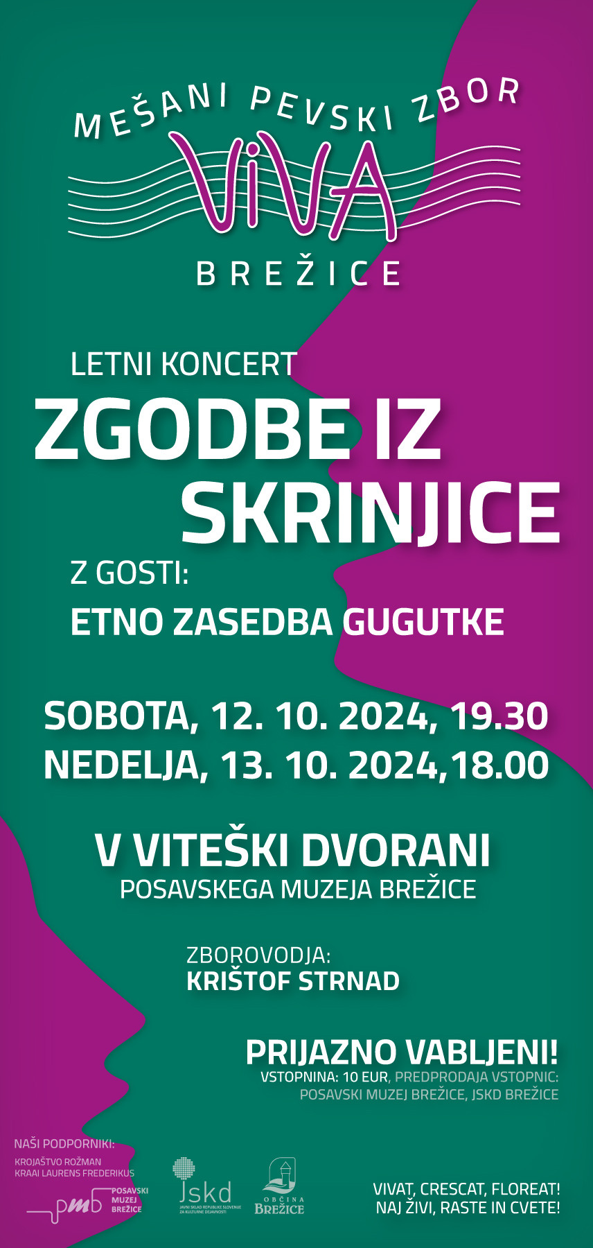 Ponovitev letnega koncerta MePZ Viva Brežice - Zgodbe iz skrinjice