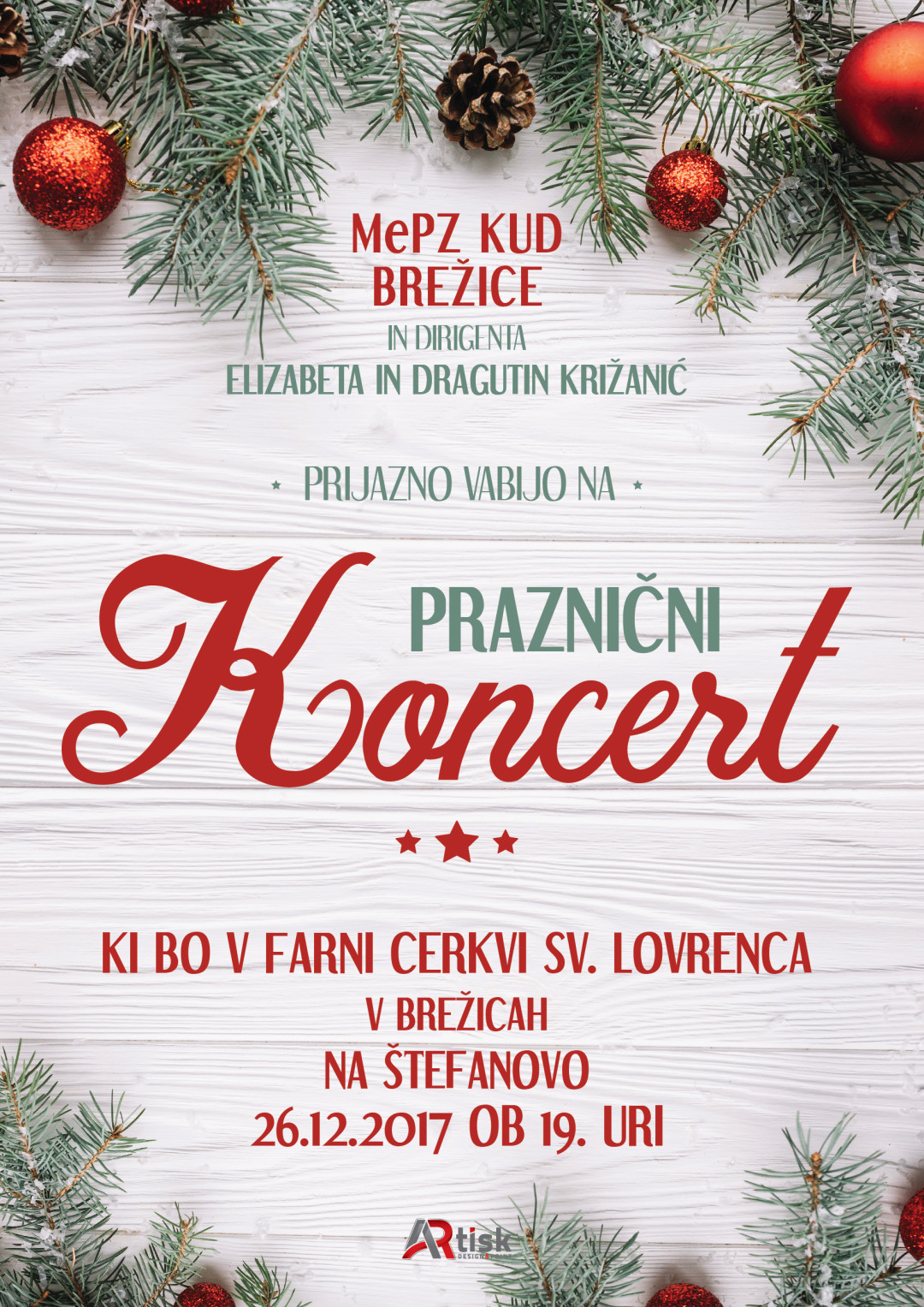 Praznični koncert KUD Brežice