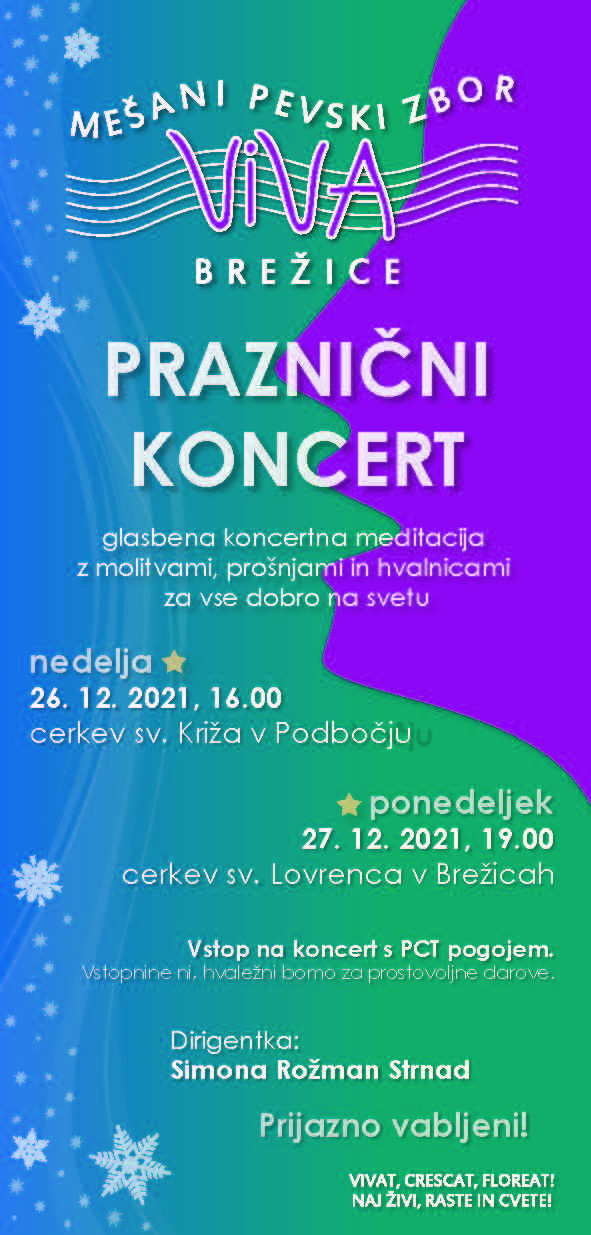 Praznični koncert MePZ Viva