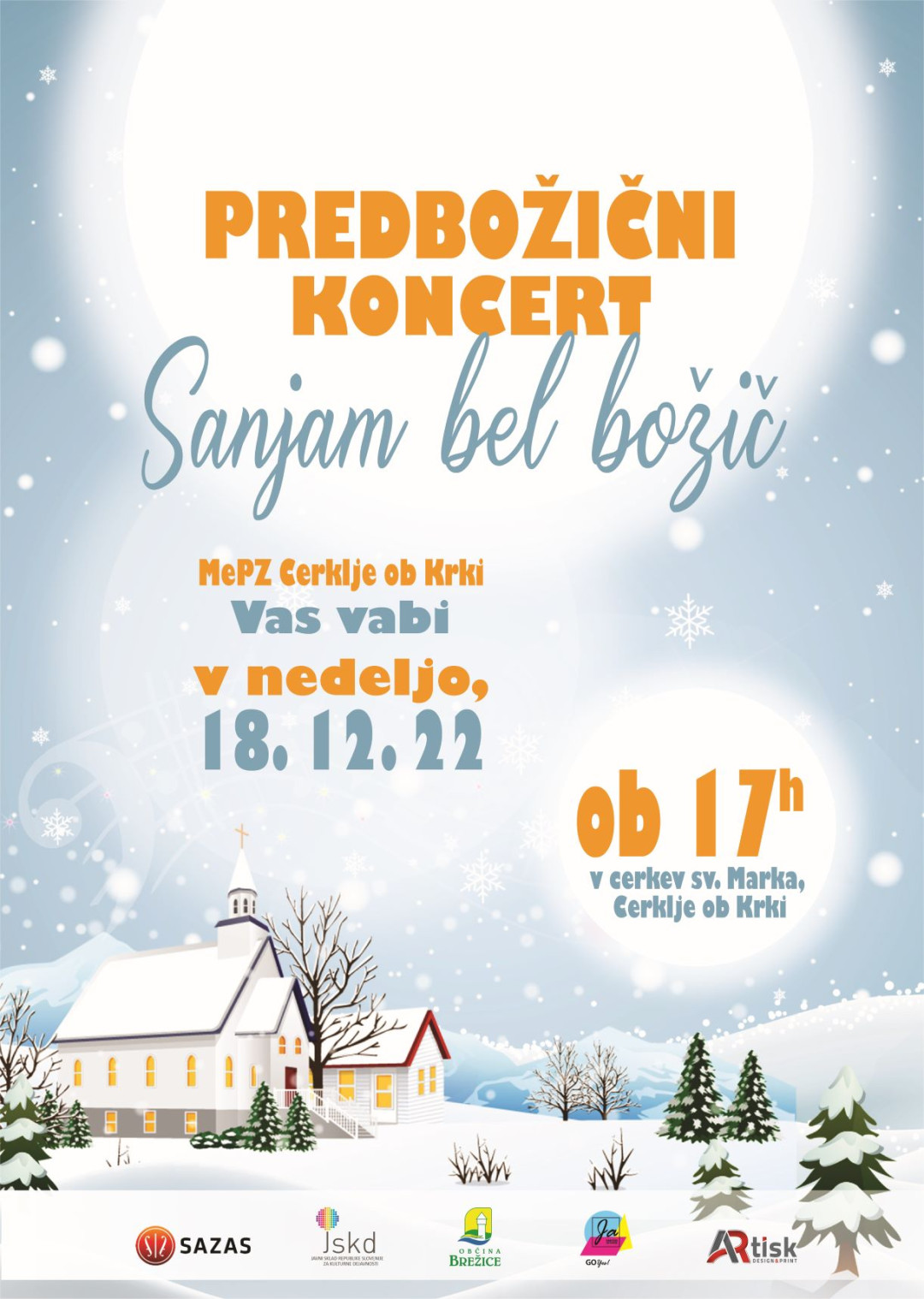 Predbožični koncert - Sanjam bel božič