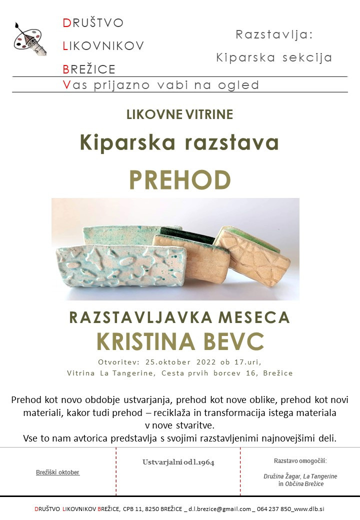 Prehod - kiparska razstava
