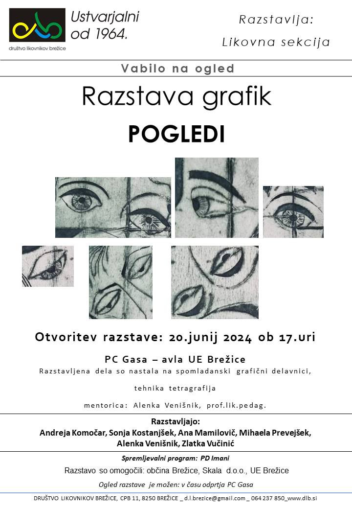 Razstava grafik POGLEDI