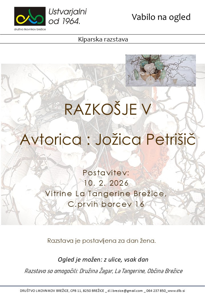Razstava Jožice Petrišič Razkošje V