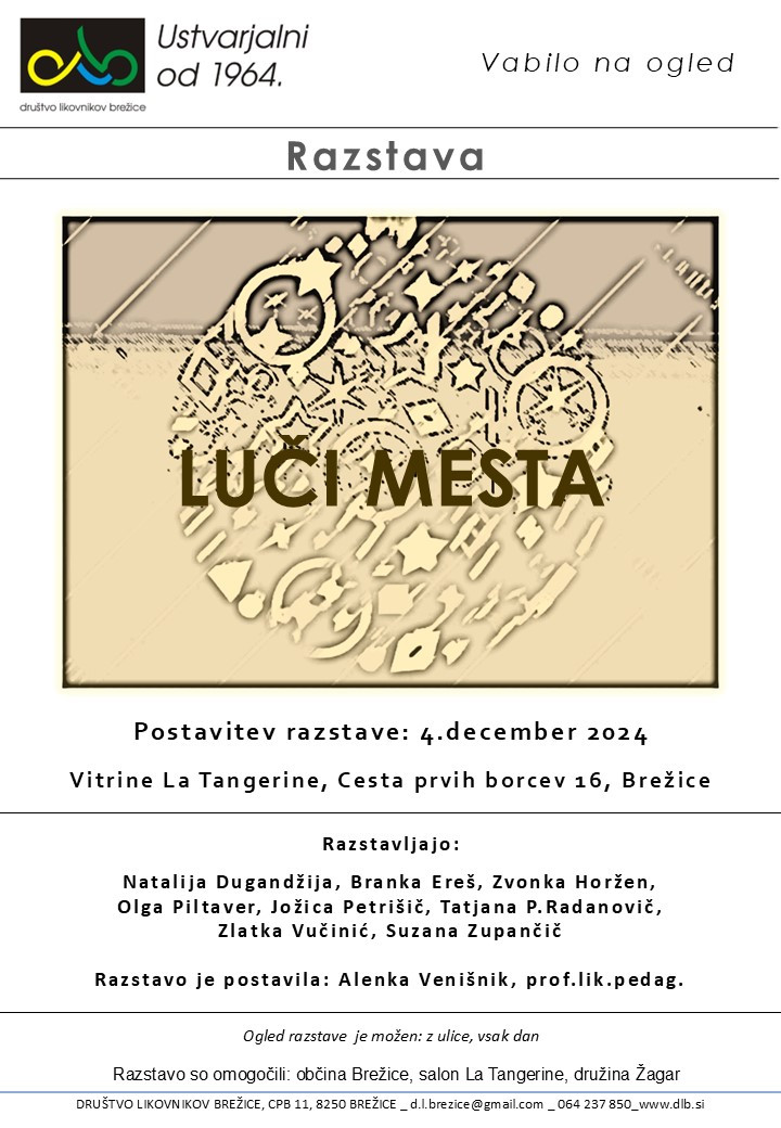 Razstava keramike Luči mesta