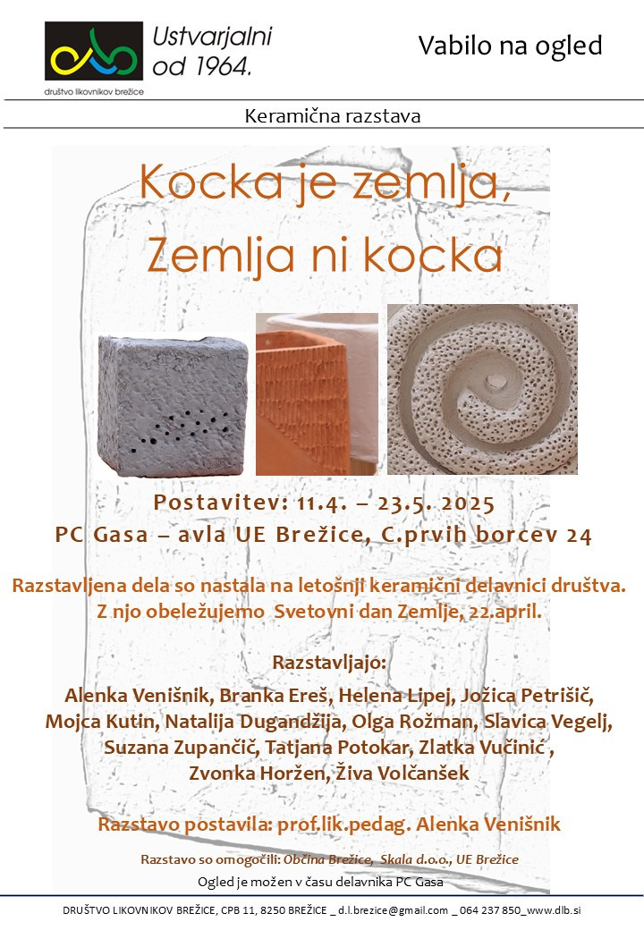 Razstava Kocka je Zemlja, Zemlja ni kocka