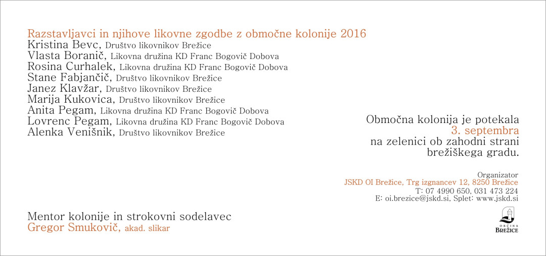 Razstava Območne likovne kolonije 