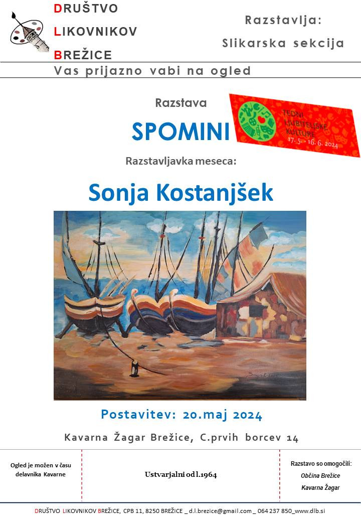 Razstava Sonje Kostanjšek