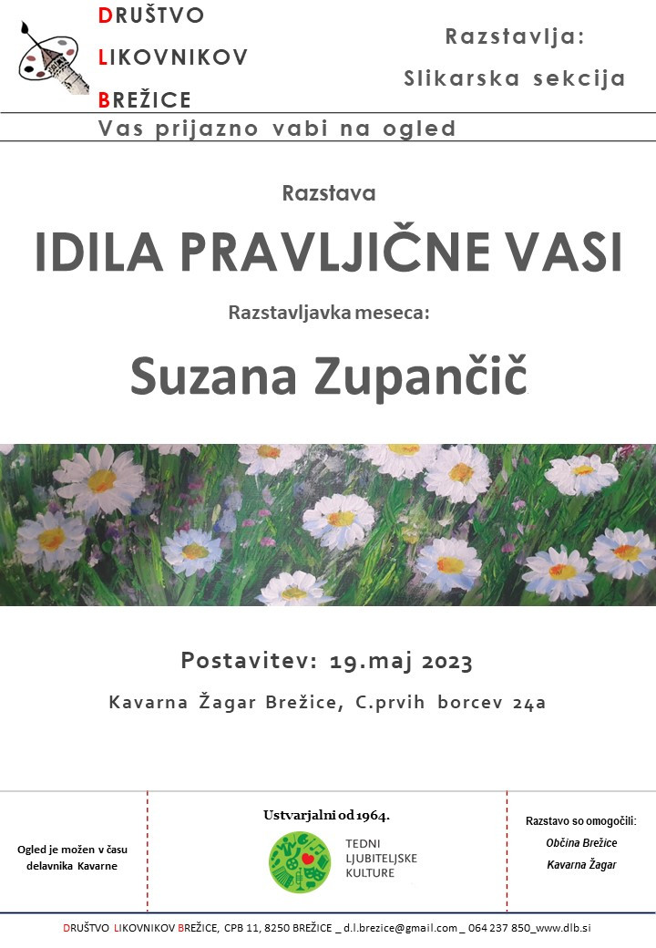 Razstava Suzane Zupančič Idila pravljične vasi