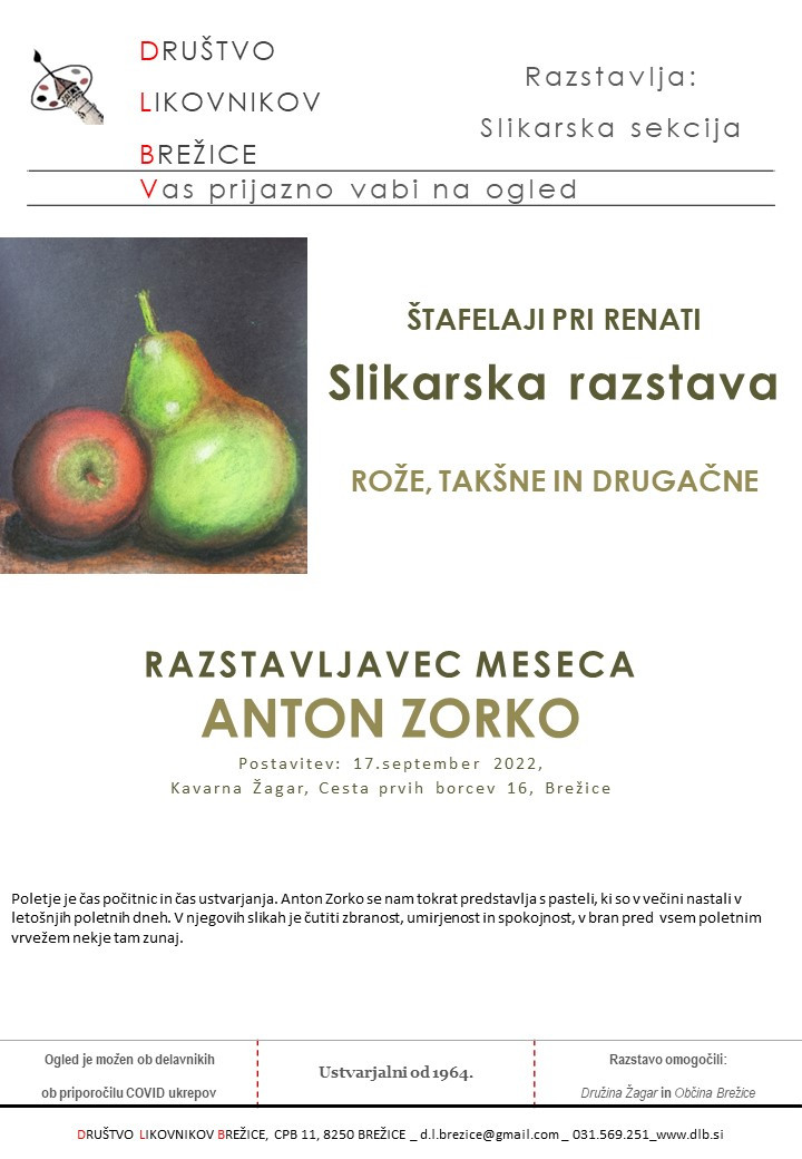 ROŽE, TAKŠNE IN DRUGAČNE - razstava