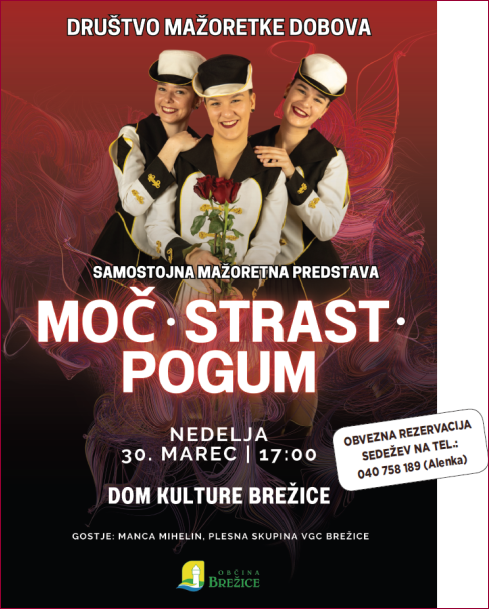Samostojna mažoretna predstava MOČ - STRAST - POGUM
