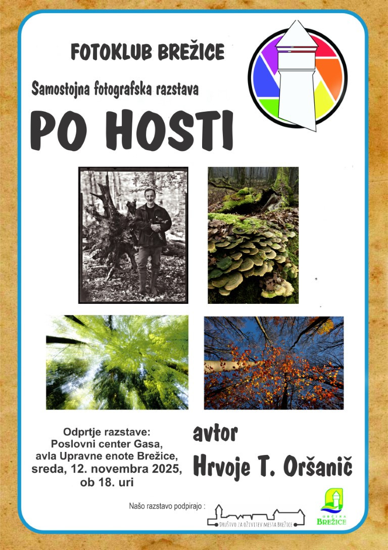 Samostojna razstava Hrvoja Oršaniča - Po hosti