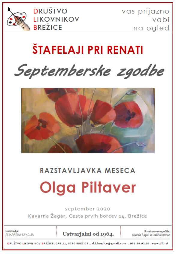 Septembrske zgodbe  Olge Piltaver