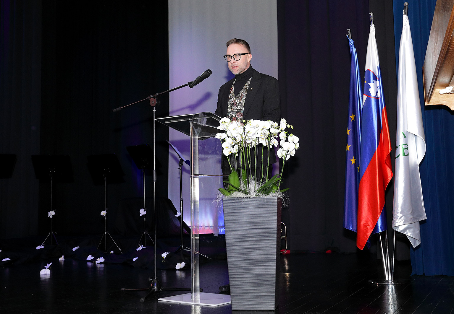 Slavnostna prireditev ob slovenskem kulturnem prazniku v Brežicah 6. 2. 2023