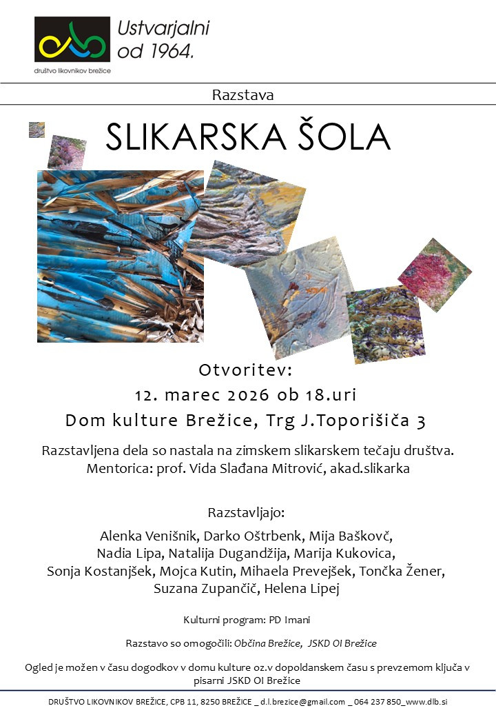 Slikarska šola -razstava