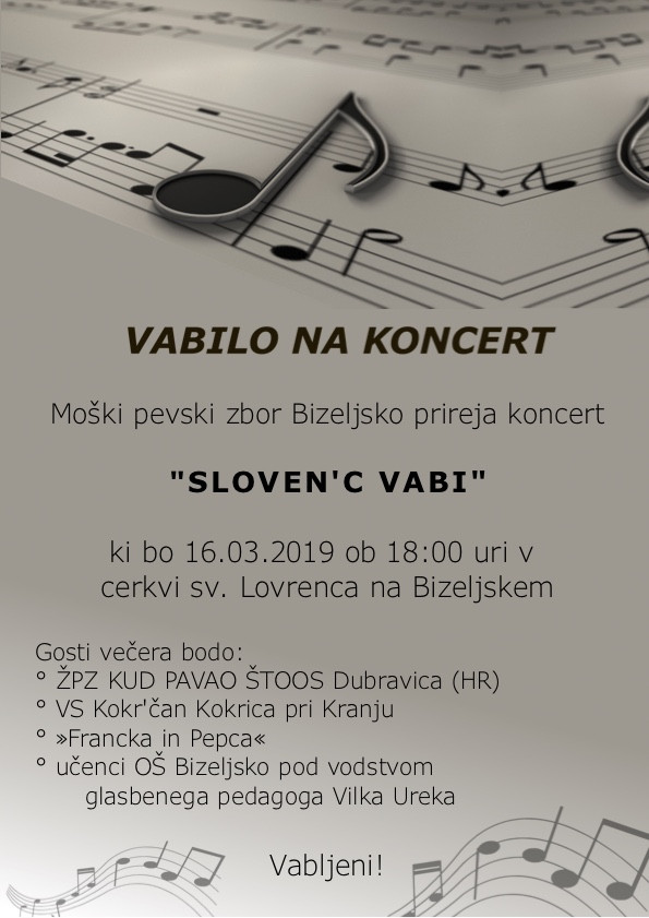 Sloven’c vabi na Bizeljskem