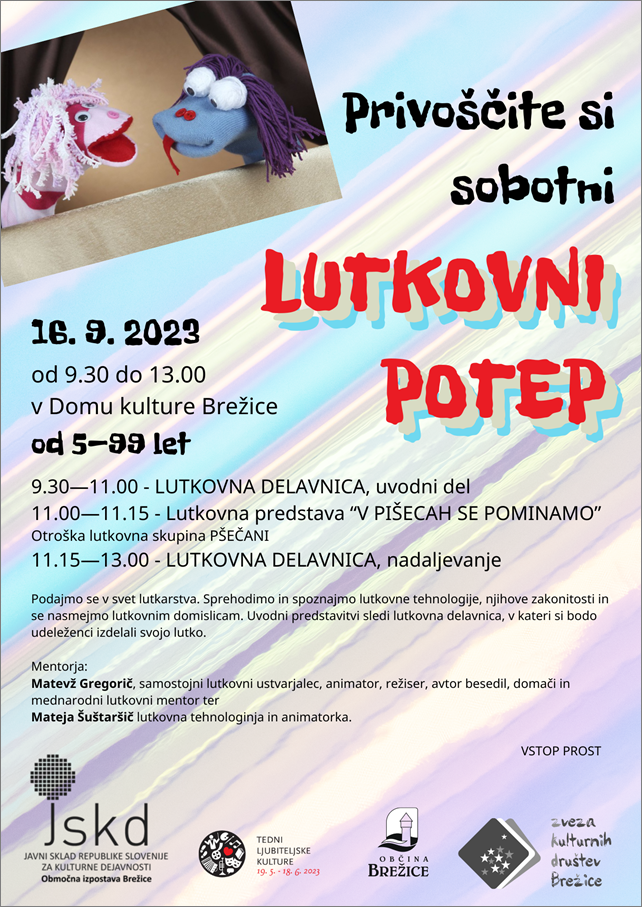 Sobotni lutkovni potep