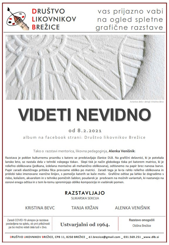 Spletna razstava - Videti nevidno