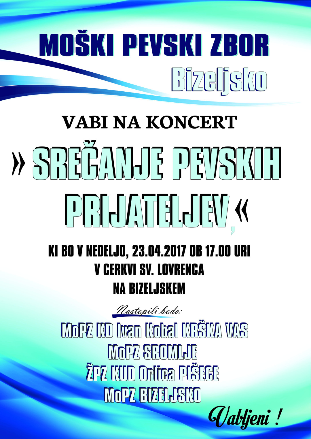 Srečanje pevskih prijateljev