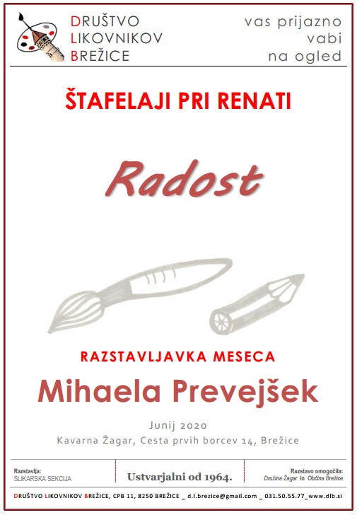 Štafelaji pri Renati - razstava Radost