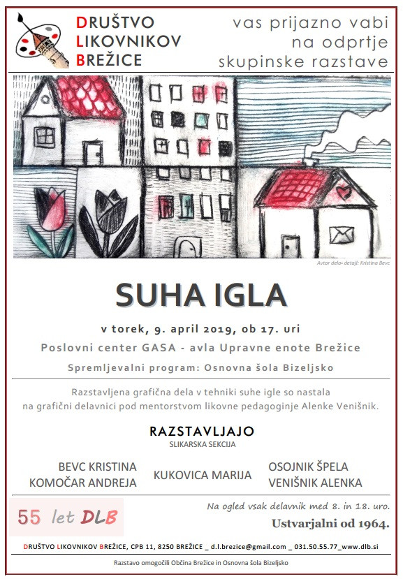 Suha igla - Skupinska razstava DLB