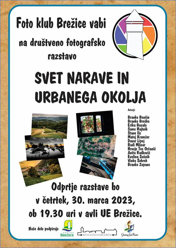 Svet narave in urbanega okolja - razstava