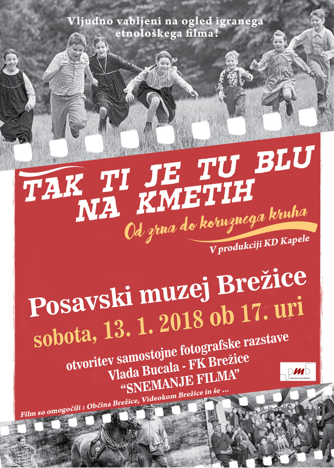 Tak ti je tu blu na kmetih - film in razstava