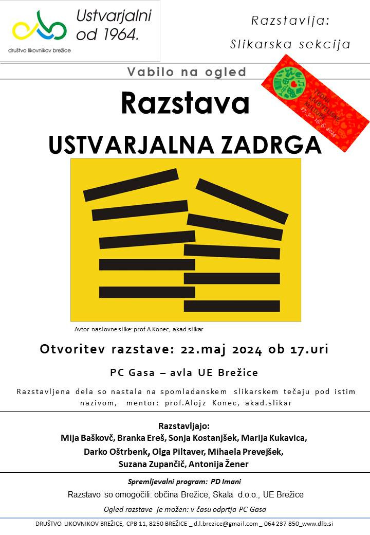Ustvarjalna zadrga - Društvo likovnikov Brežice