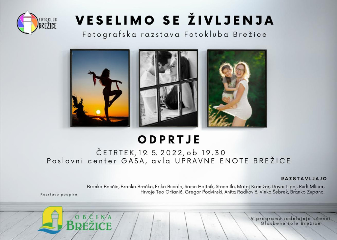 Veselimo se življenja - fotografska razstava