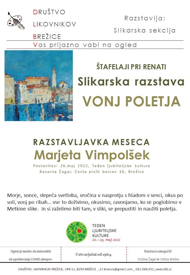Vonj poletja - slikarska razstava